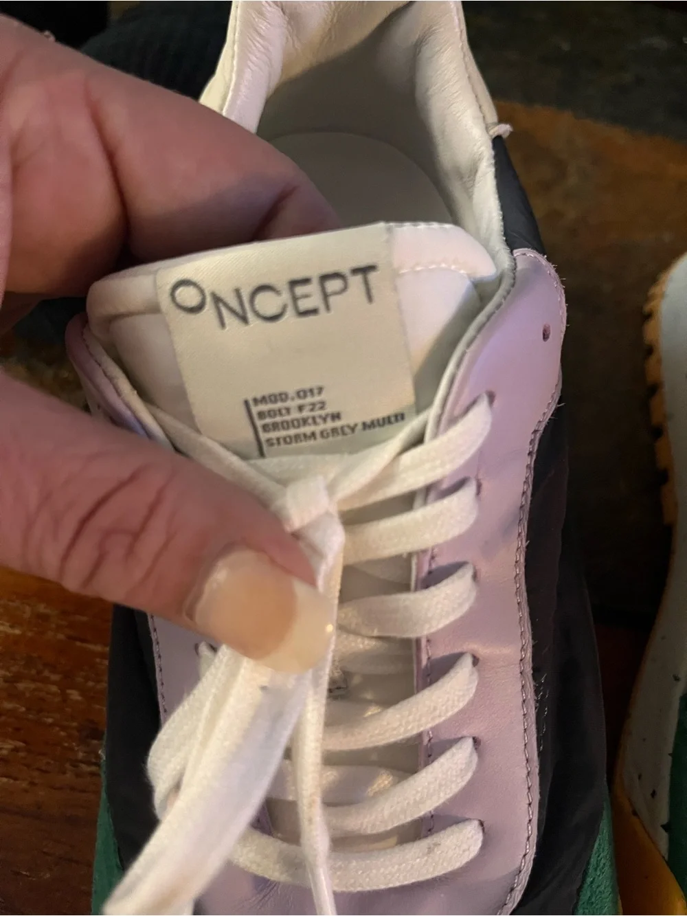 Oncept Brooklyn Sneaker - Green/Lavender/Black